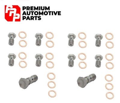 Stainless Steel Banjo Bolt Complete Bike HEL NISIN Calipers complete set