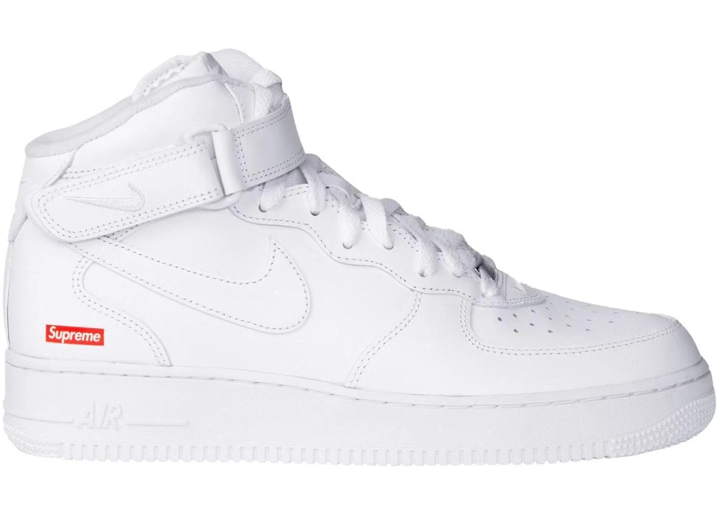 Nike Air Force 1 Mid Supreme Blanc