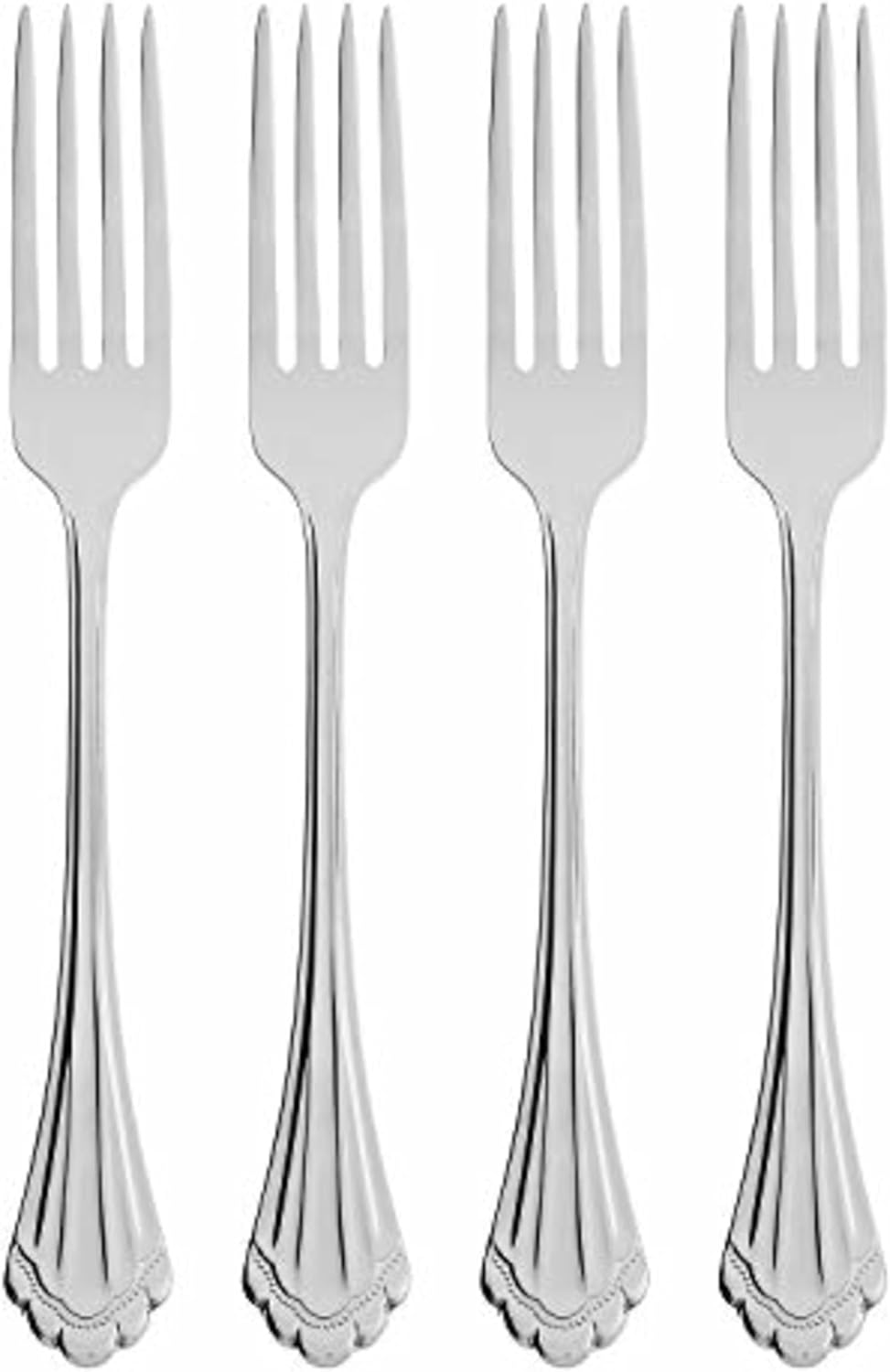 Marquette Fine Flatware Dinner Forks, Set of 4