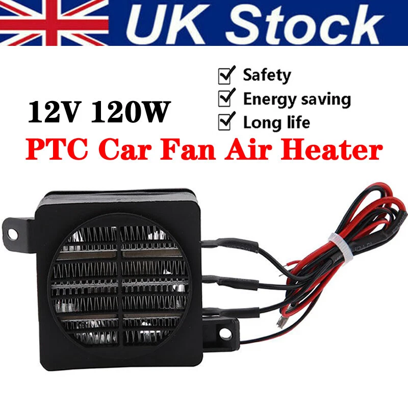 120W 12V PTC Car Fan Air Heater Constant Temperature Heating Element Heater  Room | eBay