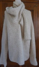 JW Anderson..made in Italy..Alpaca Blend Oversized Thick Knit Sweater!