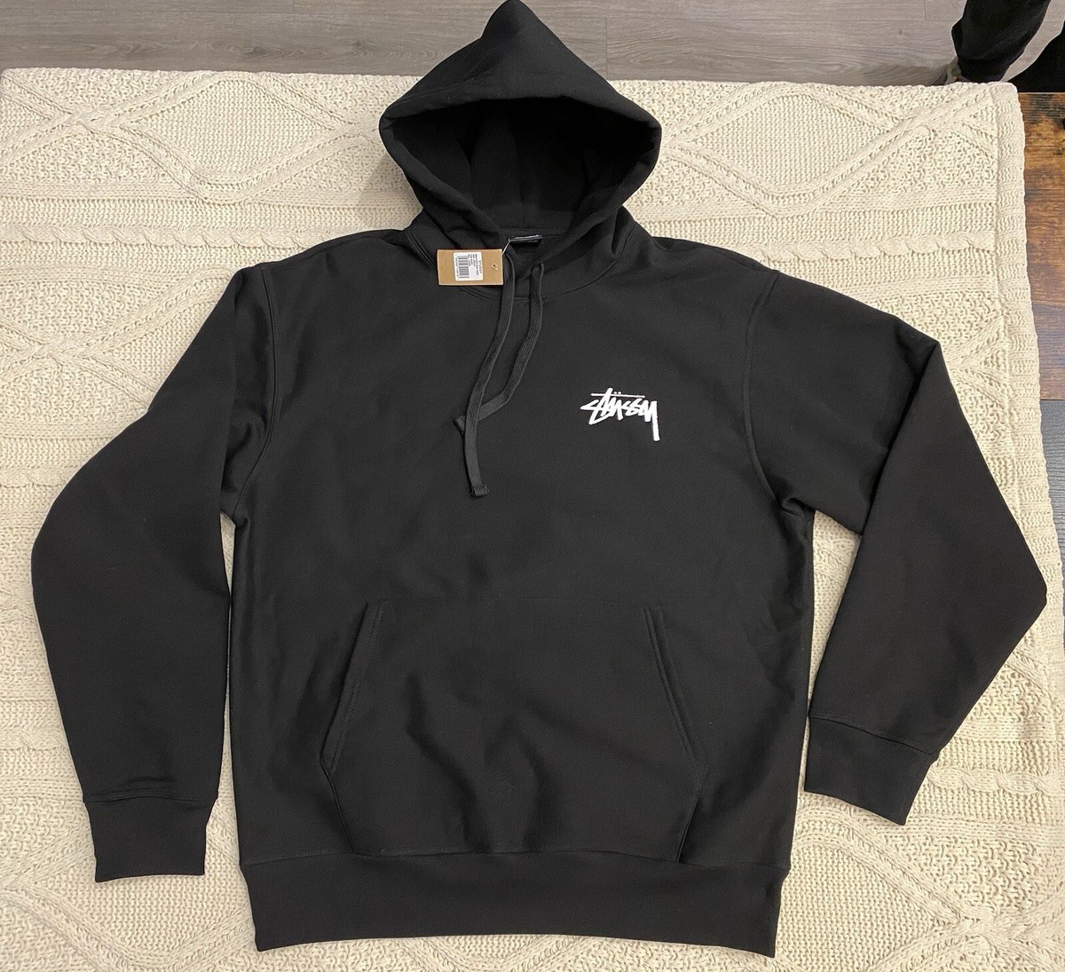 Stussy Fuzzy Dice Hoodie Black, Size L. Brand New! | eBay