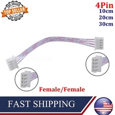 JST XH2.54mm 4 Pin Pitch Connector Cable Female to Female PCB Wire 10/20/30cm
