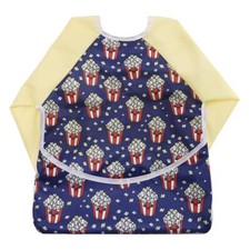 Infant Toddler Baby Waterproof Sleeved Bib Bib with Sleeves Pocket 6-24 Month...
