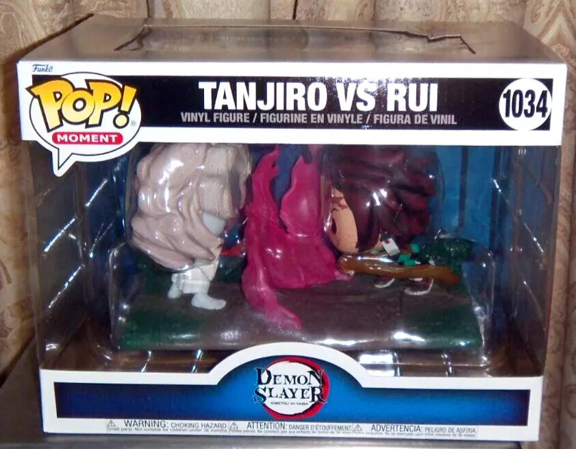 Funko Pop Moment Demon Slayer - Tanjiro Vs Rui 1034