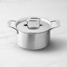 All-Clad  BD552043  D5 Brushed  5-Ply 4-qt Soup Pot with Lid (Scratch-Dent )