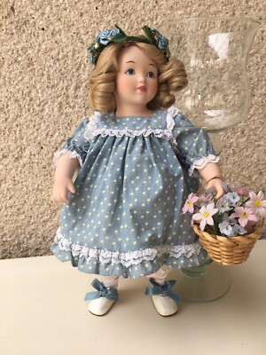 Porzellan Gelenkpuppe VIRGINIA 1990 Hamilton Sammlung