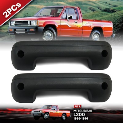 Mitsubishi Interior 2PCs Inner Door Pull Handle Black For L200 Mighty Max 86-96