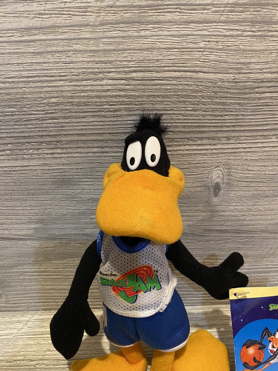 1996 SPACE JAM Daffy Duck Plush Toy Warner Bros Looney Tunes