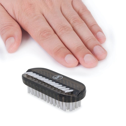 Holznagelbürste Doppelseitig – Mit Schweineborsten, Für Maniküre & Pediküre, Kompakt, Griffig, Zur Reinigung Von Nägeln & Nagelhaut