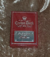 Rare Luxury Crown Deck Red Playing Cards first edition 2013 sold out HTF