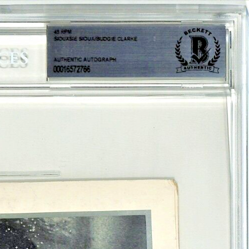 SIOUXSIE SIOUX & BUDGIE CLARKE Signed 