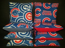 Set of 8 Chicago Cubs Cornhole Beanbags  FREE SHIPPING  