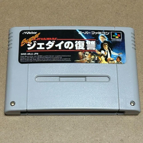 Super Star Wars Return of The Jedi Nintendo Super Famicom SNES SFC Japan Tested