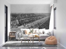 3D War Person Automobile Gray Self-adhesive Removeable Wallpaper Wall Mural 352