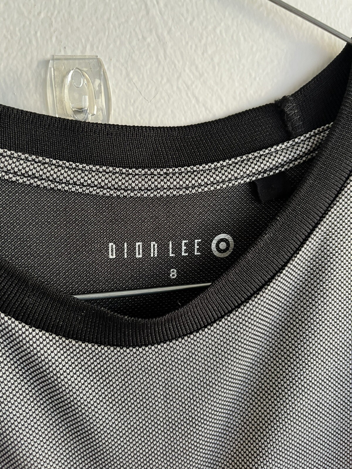 Dion Lee X Target Womens Dress Size 8 Black Mini Zippers Short Sleeve