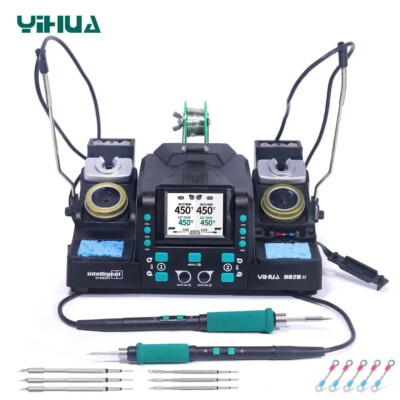 YIHUA 982D-II Digital Precision Soldering Station C210 + C245 Soldering Iron Kit