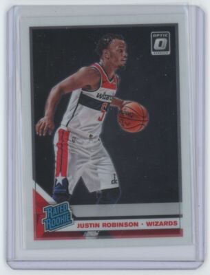 2019-20 Donruss Optic Justin Robinson Rookie . Washington Wizards #174