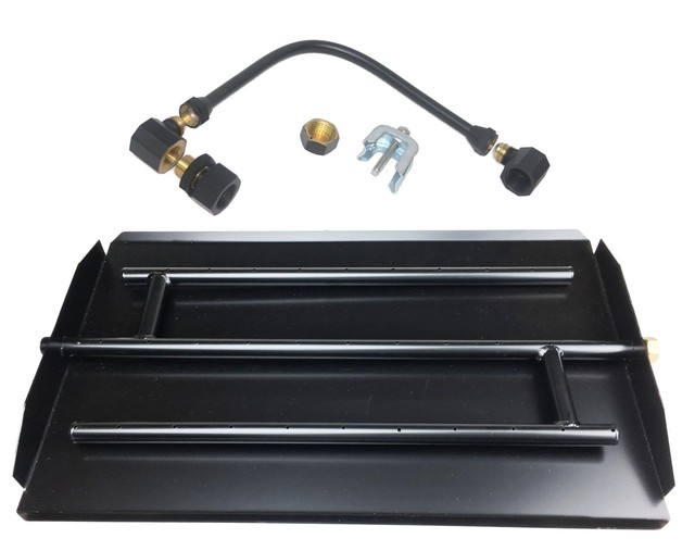 Stanbroil 22 5 Natural Gas Powder Coated Steel Fireplace Triple