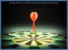8362.Decoration Poster.Home Room wall design art print.Big shot dart inspiration
