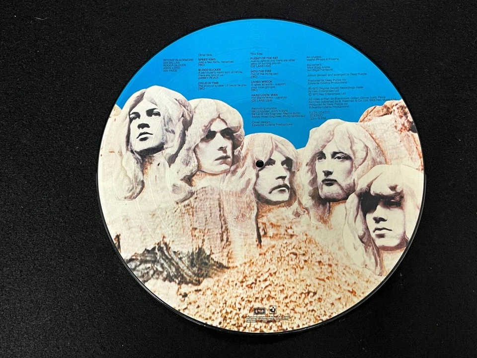 DEEP PURPLE IN ROCK PICTURE DISC VINYL EJ26 0343 0 - Image 2 of 2