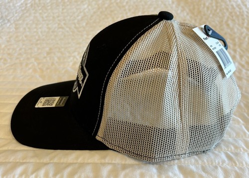 Remington Men's Black/Beige Stitch Logo Ball Cap-mesh back-1 size-adjustable - Picture 8 of 11