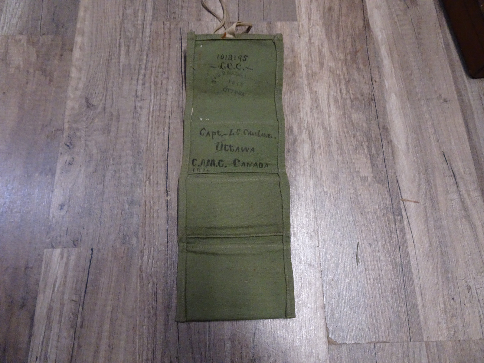 Named Orig WW1 "House Wife Sewing Kit" Canadian Army Medical Corps