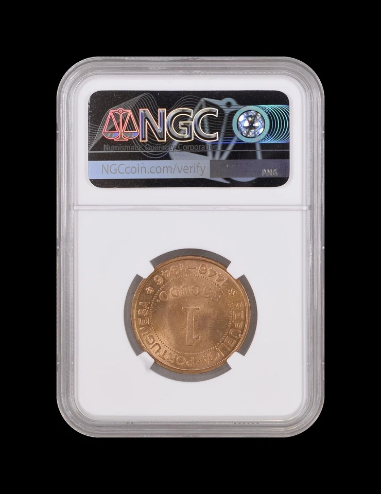 GUINEA. 1946, Escudo - NGC MS65 - Portuguese Guiné, Discovery, 500th Anniversary - Image 4 of 4