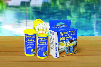 Poolmaster 22211 2-Pack Smart Test 4-Way Pool Test Strips