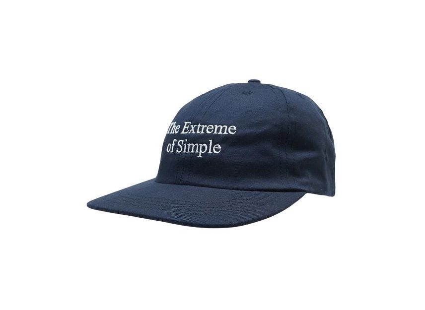 Gorra de algodón ENNOY 24SS (The Extreme of Simple Logo) azul marino