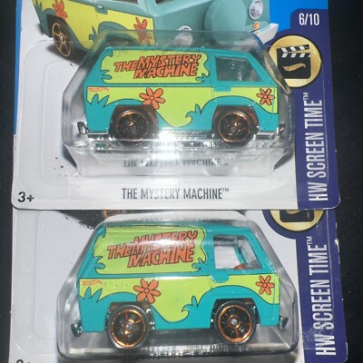 2 LOT 2015 Hot Wheels HW Screen Time Scooby Doo The Mystery