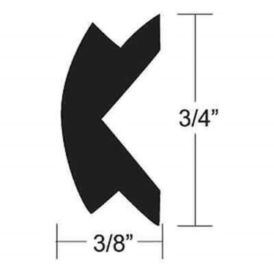 Taco Insert-Flexible Black 3/4 x 50' #V12-4155BKA50-1