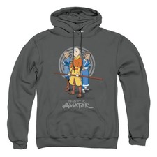 Avatar The Last Airbender Team Avatar Mens Hoodie Charcoal