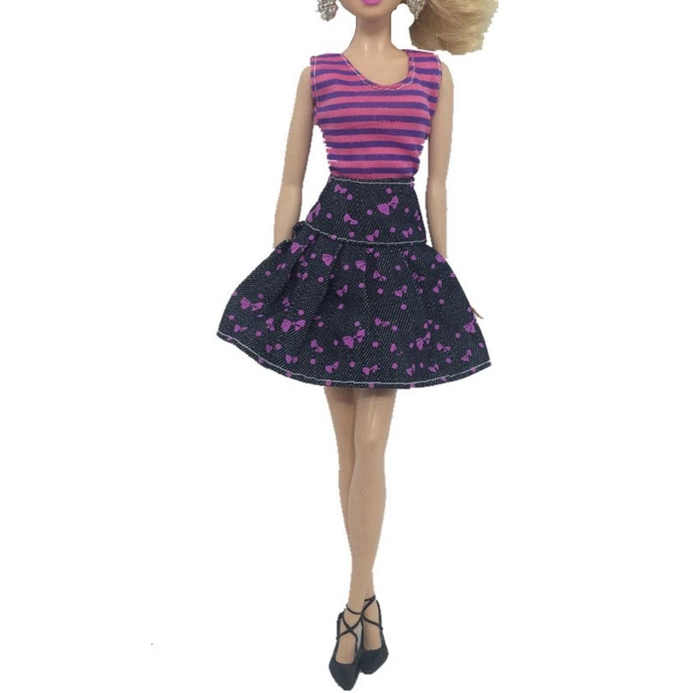 VETEMENTS Moda fai da te bambini regalo giocattolo ragazza vestiti bambole vestito abbigliamento casual accessori bambola