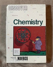 Discover U.S. Chemistry Maverick Software IBM PC DOS NUOVO SIGILLATO - Nuovo Vecchio Stock