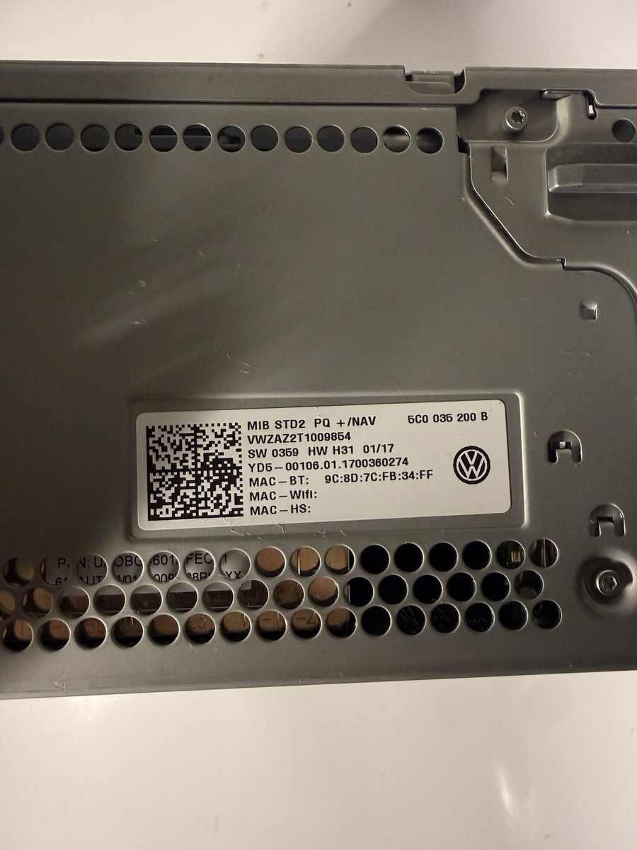 OEM 2016-2019 VW Jetta Passat Tiguan Beetle Radio Phone BT CD