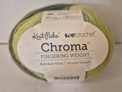 Knit Picks Chroma Fingering Weight Reindeer Moss Yarn 396 Yards
