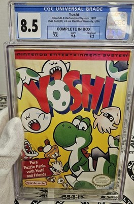 yoshiページ Yoshi NES (Nintendo Entertainment System, 1992) CGC Graded 8.5 CIB