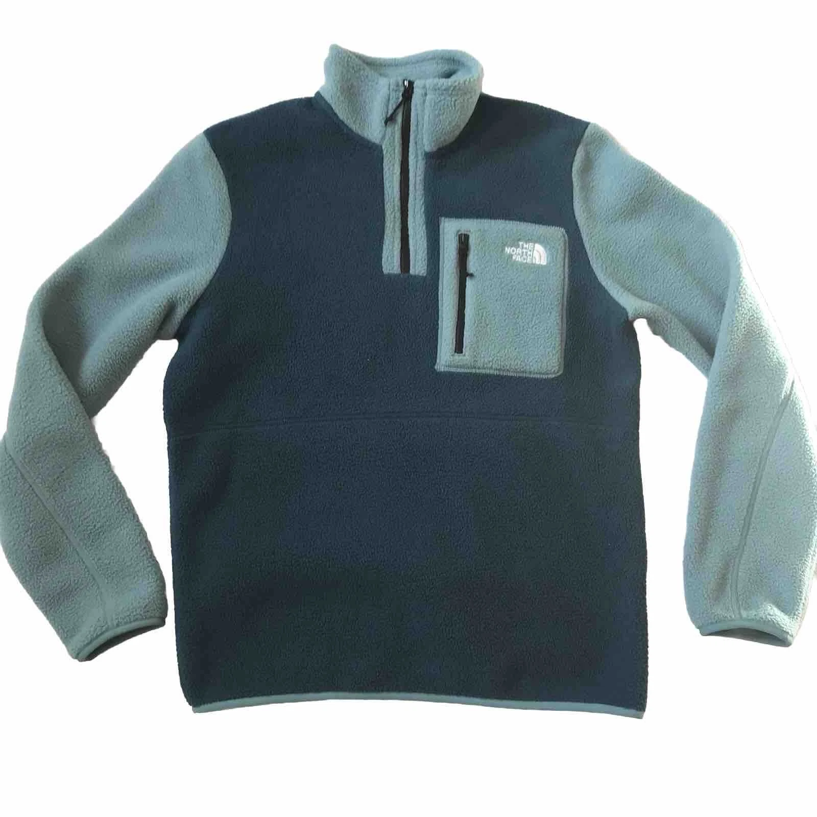 North Face Mens Yumiori 1/4 Zip Fleece Pullover Top Sweater S Cabincore Gorpcore
