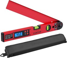 0-225°/0.5° Digital Angle Finder 16” Aluminum Angle Measuring Tool with