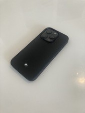Montblanc Hardshell Natural Textured Grain Black IPhone Case