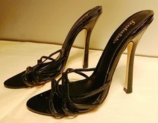 + HIGH HEELS getragen Gr. 40 + Absatz 13 cm +...