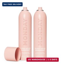 MONDAY HAIRCARE SLEEK HOLD Hairspray for long-lasting finish 10 oz (2 Pack)