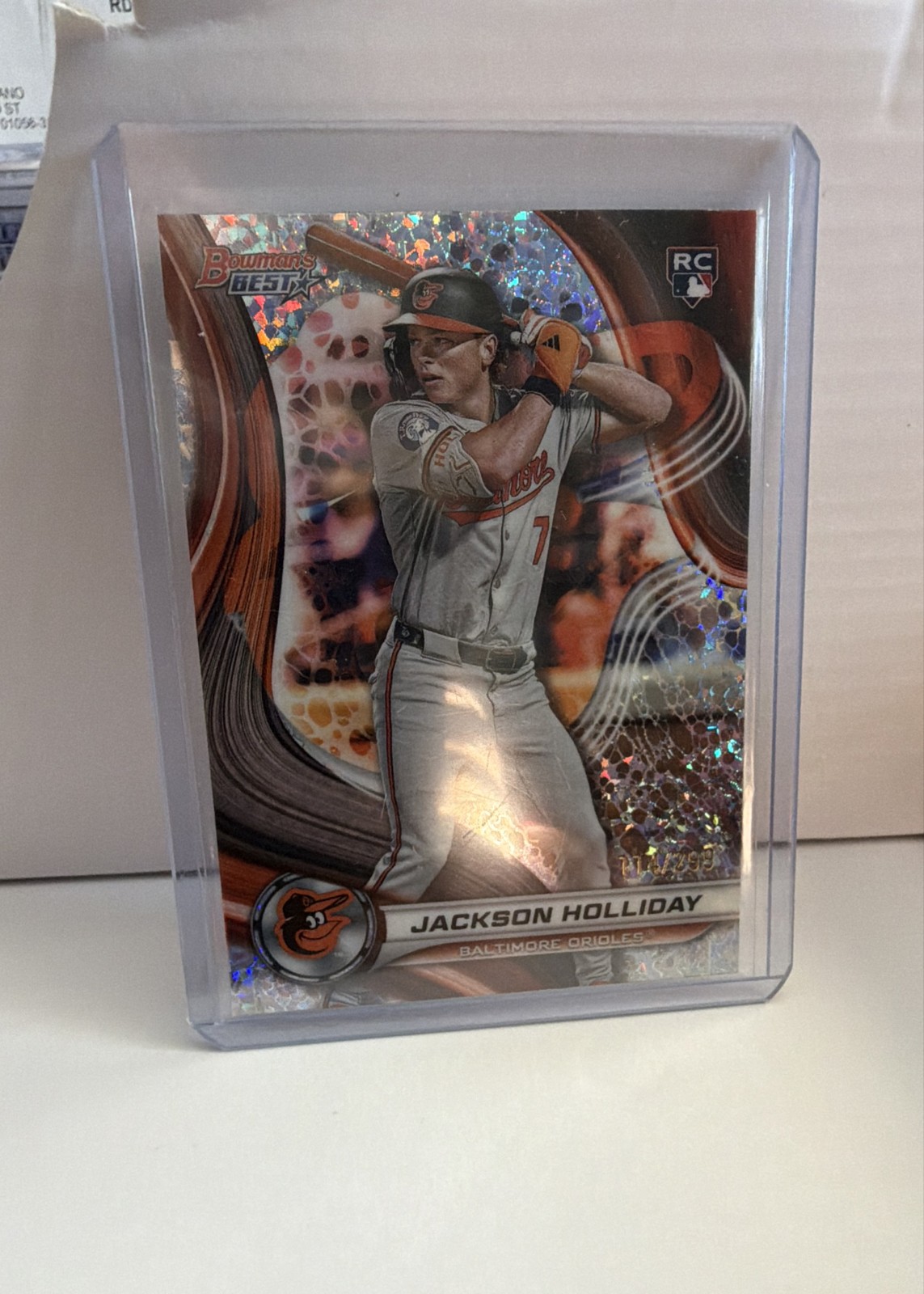 2024 Bowman's Best - Jackson Holliday #13 Mini-Diamond Refractor /299 (RC)
