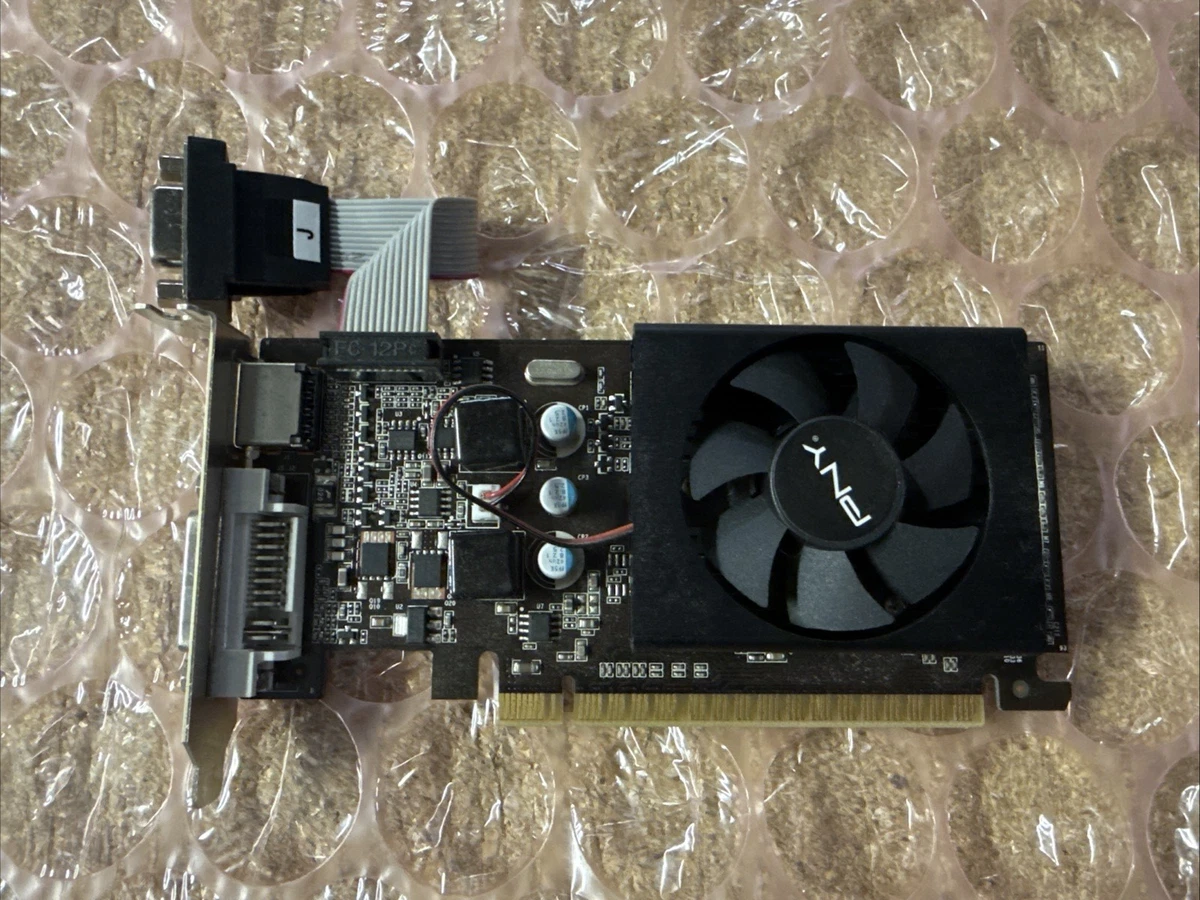 Carte Graphique PNY GT610 - 1GB DDR3 - VGA DVI HDMI - Occasion