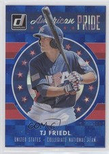 2017 Panini Donruss American Pride Blue 147/249 TJ Friedl #AP-7 g2u