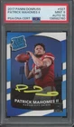 2017 Panini Donruss #327 Patrick Mahomes II RC Rookie Mint PSA 9 10 Auto