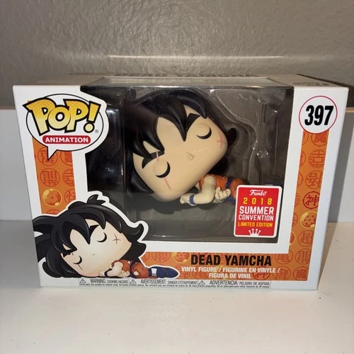 Funko Pop Dead Yamcha #397 Dragon Ball Z 2018 Summer Convention Exclusive