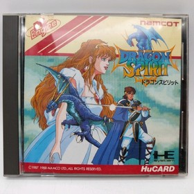 Dragon Spirit Namcot 1988 PC Engine HuCARD Japan Version Shooter Retro Games