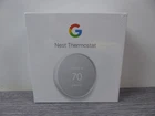 Google Nest Smart Thermostat Programmable WiFi Snow GA01334 US - NEW SEALED